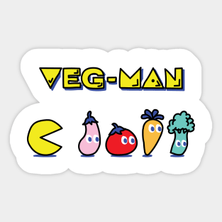 Veg-Man Sticker